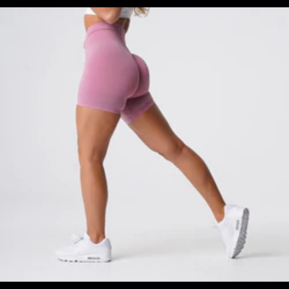 NVGTN pastel pink pro shorts